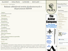 Tablet Screenshot of minos-neutrina.eprace.edu.pl