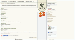 Desktop Screenshot of dzialania-marketingowe.eprace.edu.pl