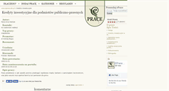 Desktop Screenshot of kredyty-inwestycyjne.eprace.edu.pl